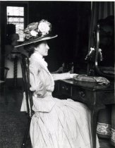 Interior view of Cashell and Layon Milinery Store at 339 Main Street